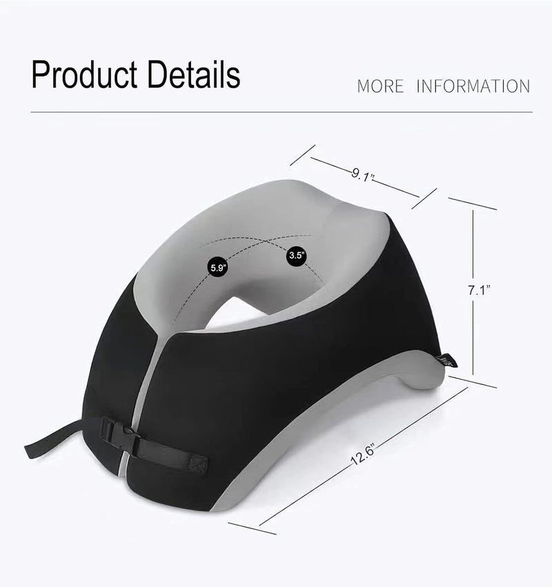 Fcare Breathe Easy Face Down Pillow, Desk Napping Pillow, Travel Head Neck Pillow, Best for Prone Face-Down Resting, or Contoured Post-Eye Surgery Support, for Sleeping,Airplanes, Car, Office, - Image 5